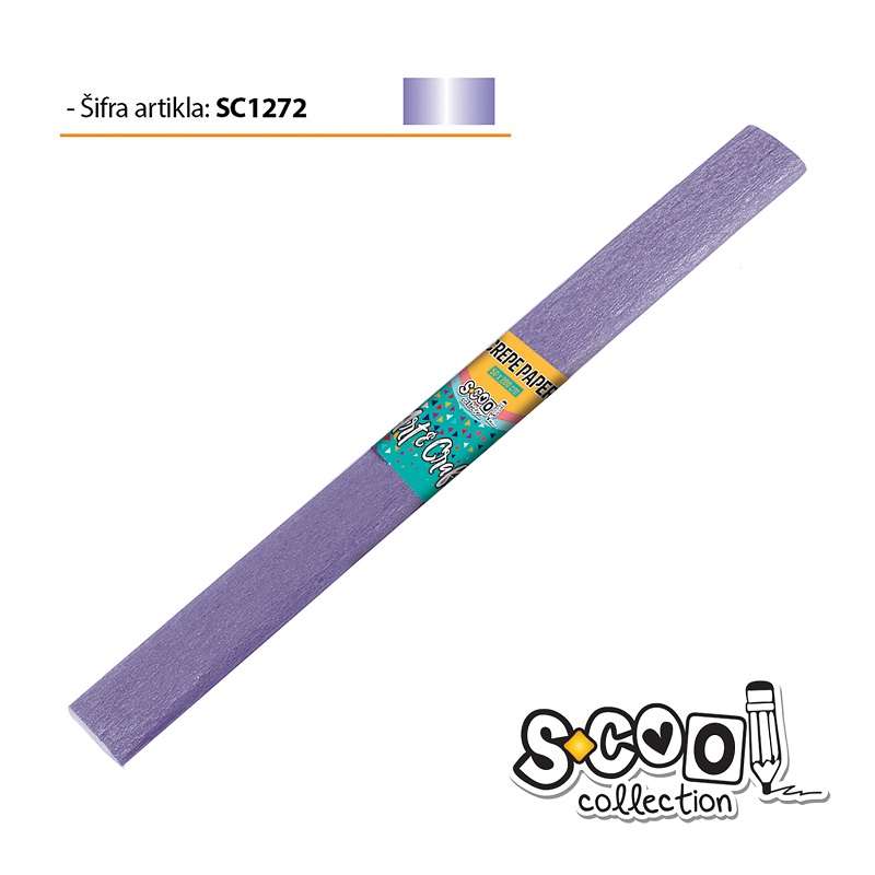 KREP PAPIR S-COOL BISER LJUBICASTI 200x50cm